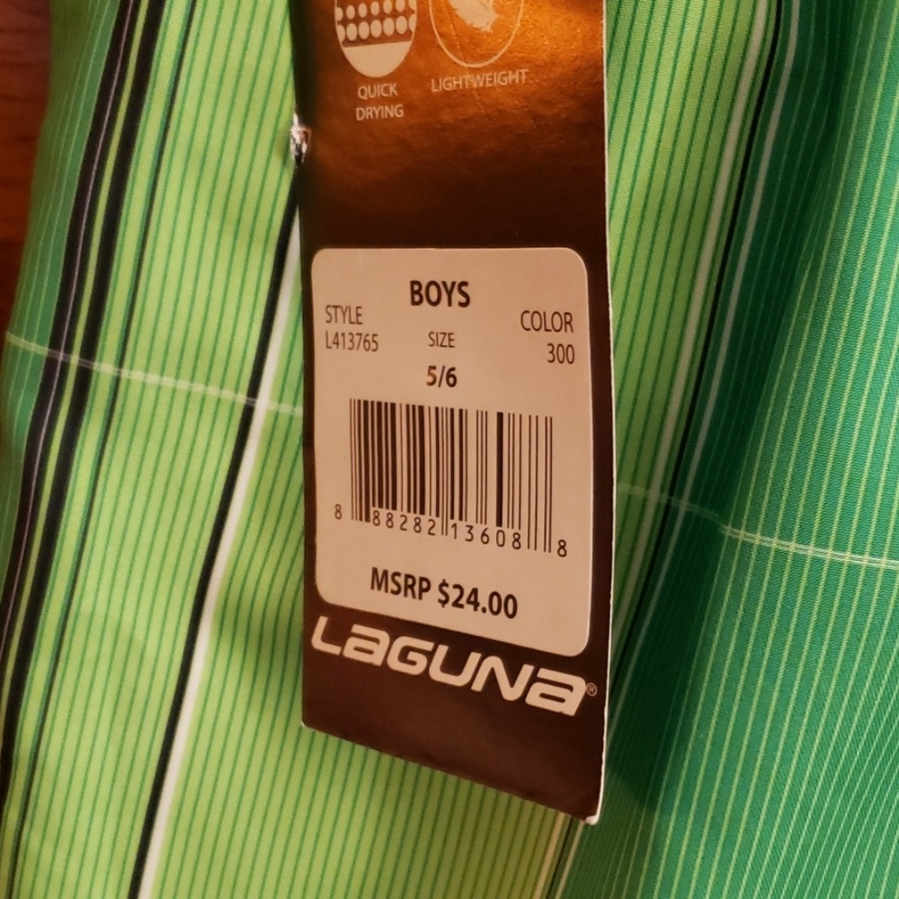 LAGUNA Boy's Swimwear  Size 5/6 - Picture 4 of 8
